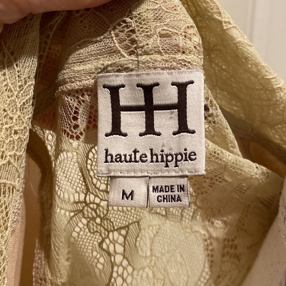 Haute Hippie Nude Neck Tie Blouse - Picture 8 of 8